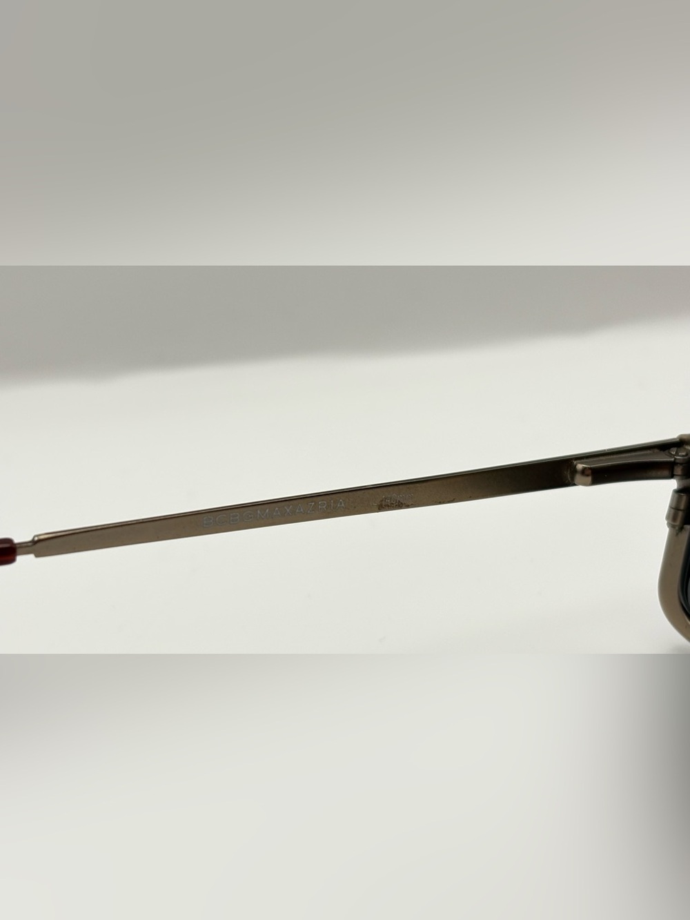 BCBGMaxAzria Gunmetal Oval Metal Sunglasses Frames Only - Picture 9 of 9